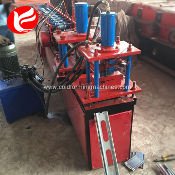 Zinc steel shutter dooring steel roll forming machine